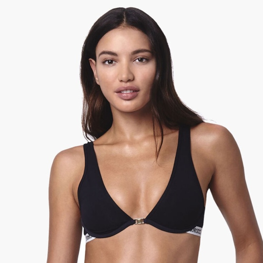 Fiorucci black logo clasp bra - Picture 2 of 7